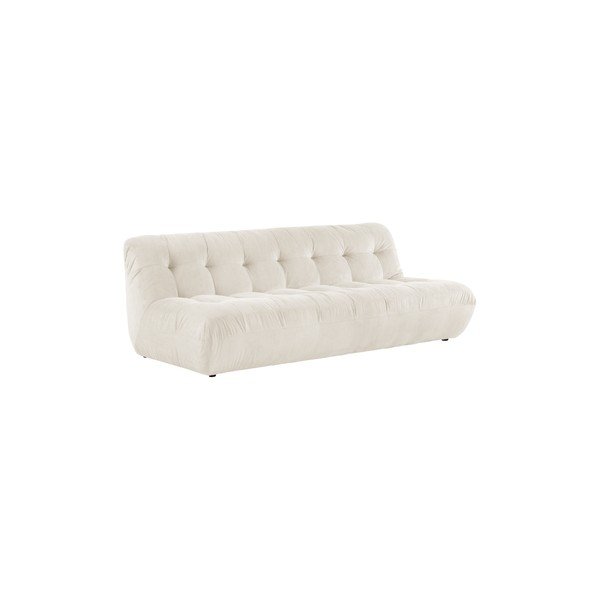 Krémszínű kordbársony kanapé 212 cm Kelso – Jotex