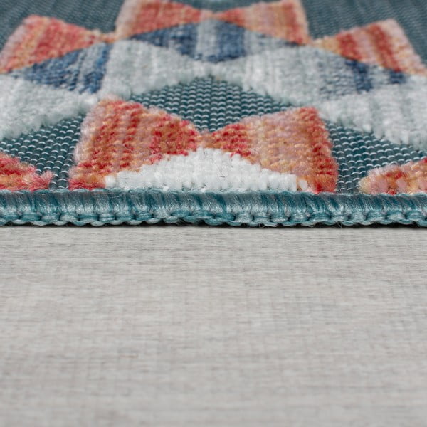 Kék kültéri futószőnyeg 80x230 cm Avery Blue – Flair Rugs-image-4