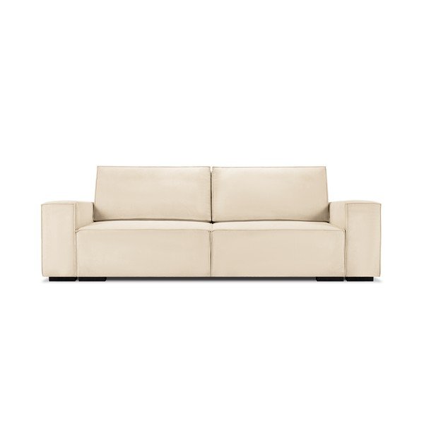 Azalea bézs kordbársony kinyitható kanapé - Mazzini Sofas-image-2