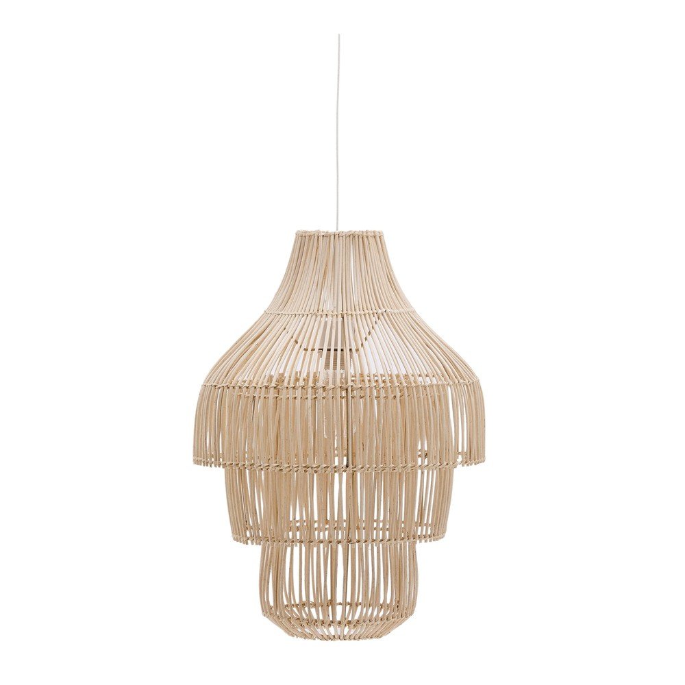 Natúr színű rattan lámpabúra ø 38 cm Janoa  Kave Home