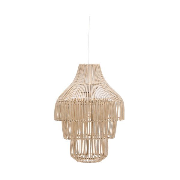 Natúr színű rattan lámpabúra ø 38 cm Janoa – Kave Home