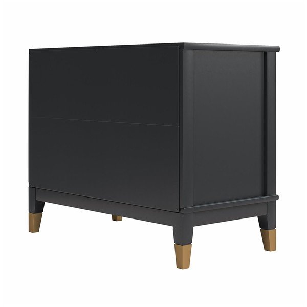 Fekete éjjeliszekrény Westerleigh – CosmoLiving by Cosmopolitan-image-3