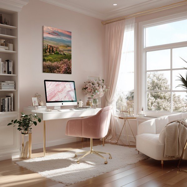 Kép 60x80 cm Pink Tuscany – Styler-image-1