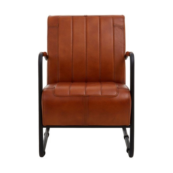 Barna bőr fotel Buffalo – Premier Housewares-image-1