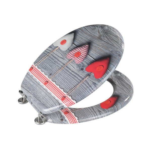 Bavarian Hearts WC-ülőke, 43 x 37 cm - Wenko-image-1