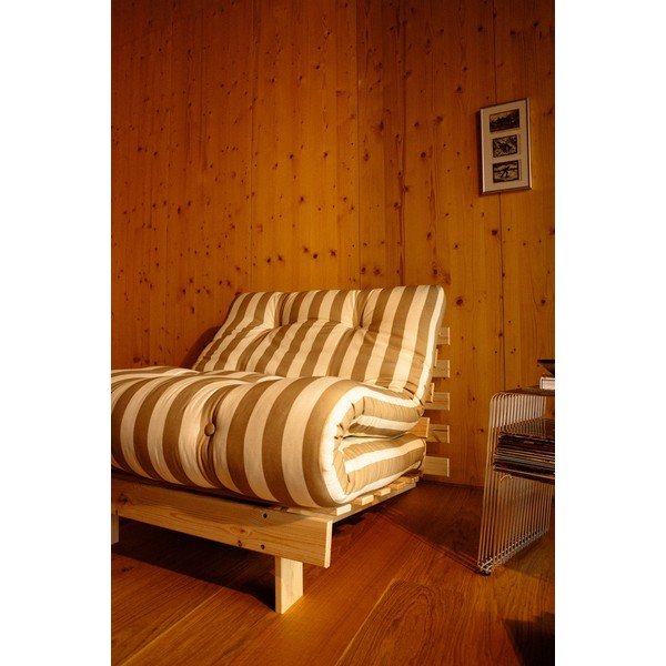 Bézs-krémszínű futon-fa fotel Roots – Karup-image-3