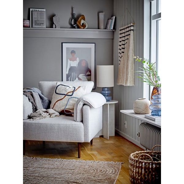 Kék asztali lámpa textil búrával (magasság 51 cm) Fabiola – Bloomingville-image-3