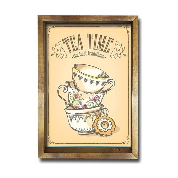 Kép 35x50 cm Tea Time – Wallity
