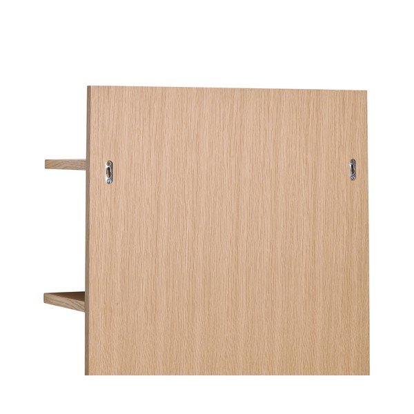 Natúr színű többszintes fali polc tölgyfa dekorral 60 cm Stand – Hübsch-image-4
