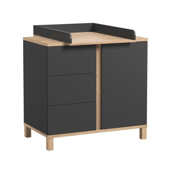 Altitude szürke komód, magasság 85 cm - Vox-image-2