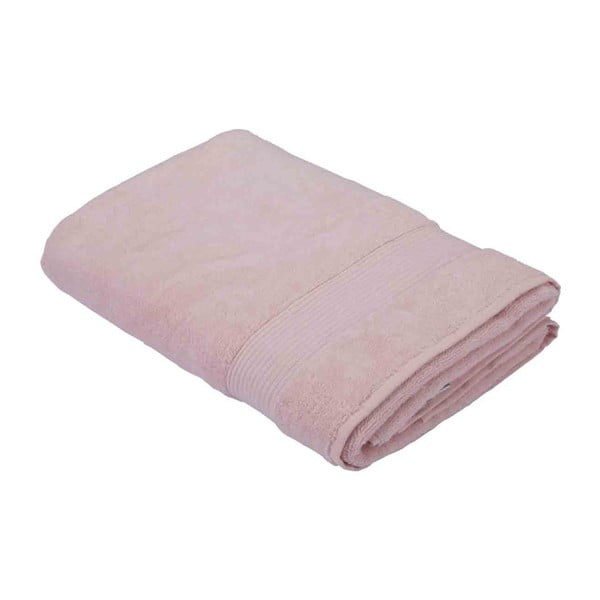 Basic világos rózsaszín pamut törölköző, 50 x 90 cm - Bella Maison