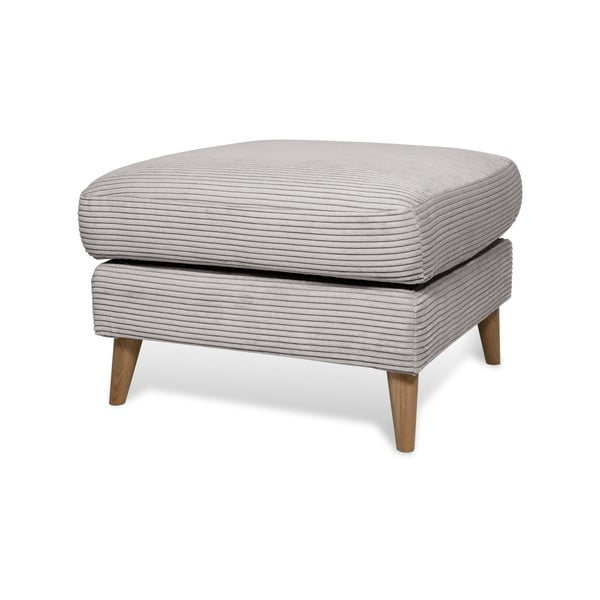 Világosszürke kordbársony lábtartó Paris – Scandic-image-2