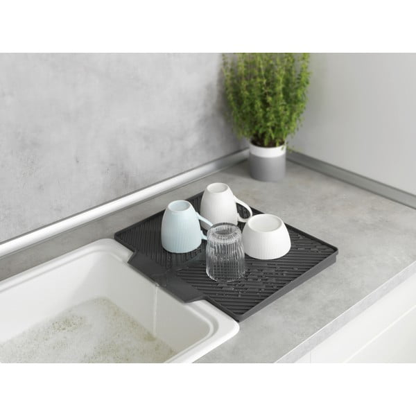 Neli sötétszürke edényszárító alátét, 34 x 40 cm - Wenko-image-1