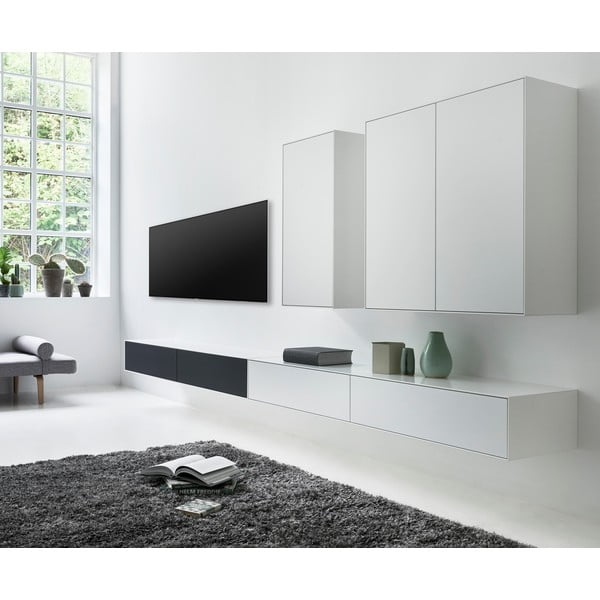 Fekete-fehér TV-állvány és 2 komód készlet Edge by Hammel - Hammel Furniture-image-1