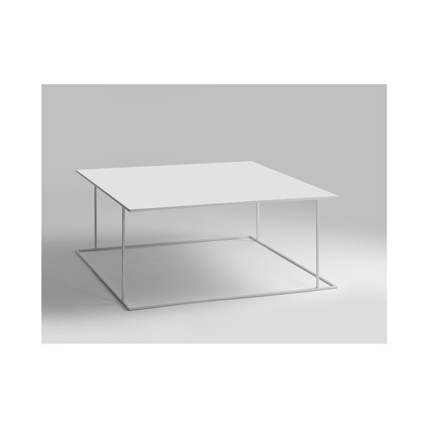 Walt fehér dohányzóasztal, 100 x 100 cm - Custom Form-image-1
