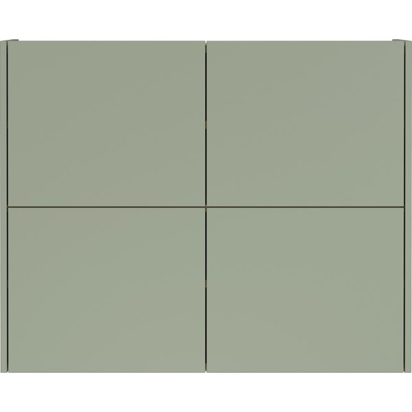 Szürkészöld matt függő szekrény 97x79x27 cm Binetto – Germania-image-2