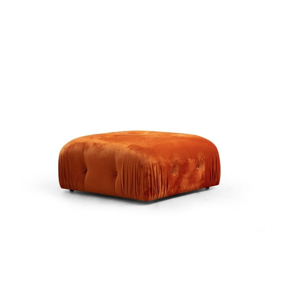 Narancssárga bársony puff Bubble – Artie