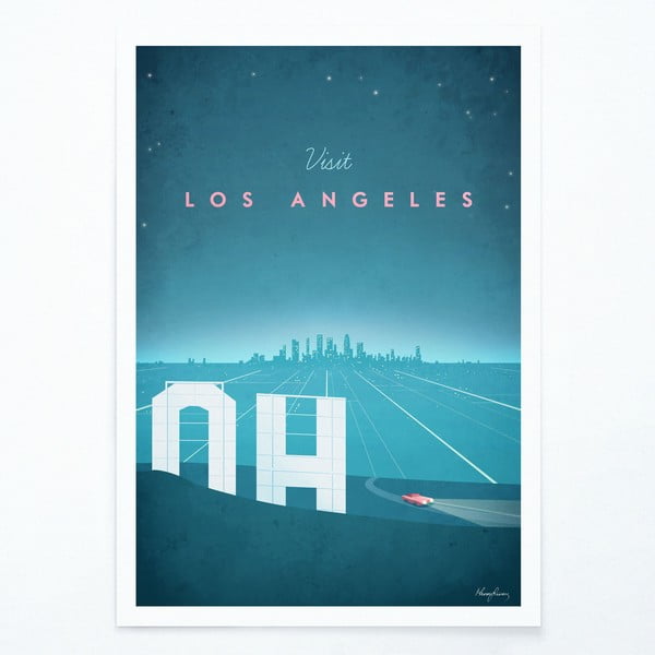 Los Angeles poszter, A3 - Travelposter