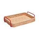 Rattan szervírozó tálca 27x42 cm Splint – Hübsch
