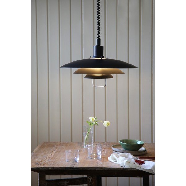 Kikrenes fekete függőlámpa, ø 48 cm - Markslöjd-image-1