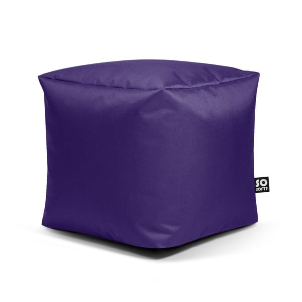 Lila gyerek babzsákfotel Cube M – So Soft?