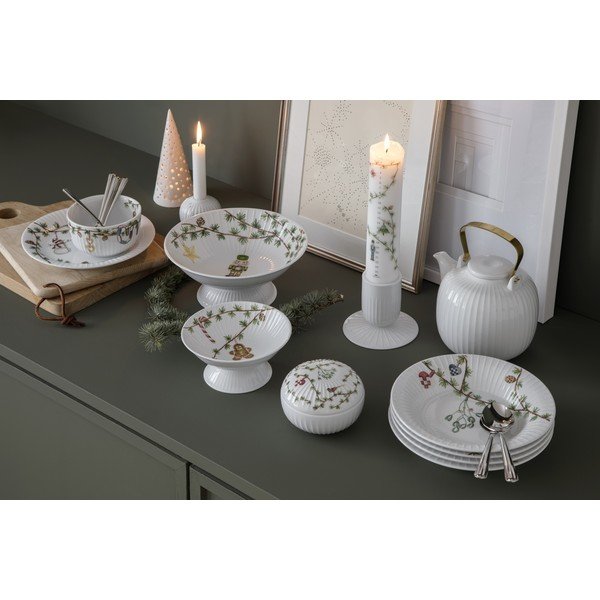 Fehér porcelán tál karácsonyi mintával ø 16 cm Hammershøi Christmas – Kähler Design-image-4