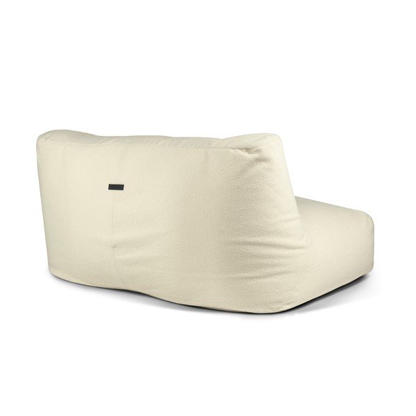 Krémszínű buklé babzsákfotel Sofa Tube 160 – SLOWDOWN-image-4