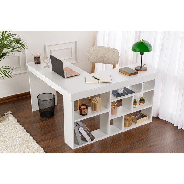 Matt íróasztal 120x130 cm Vesper – Kalune Design-image-1