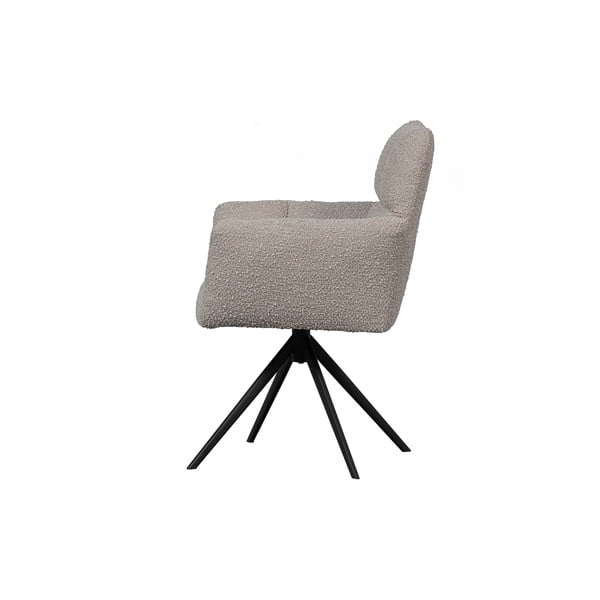 Bézs kárpitozott étkezőfotel Vinny – WOOOD-image-3