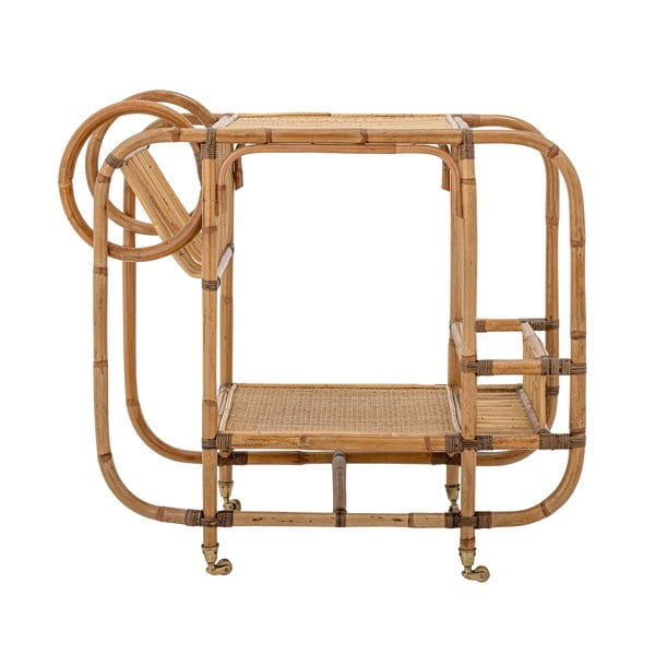 Rattan zsúrkocsi 46x87 cm Pucca – Bloomingville