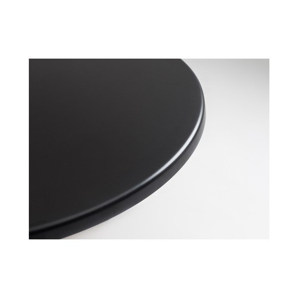 Mapple fekete dohányzóasztal, ⌀ 80 cm - Custom Form-image-1