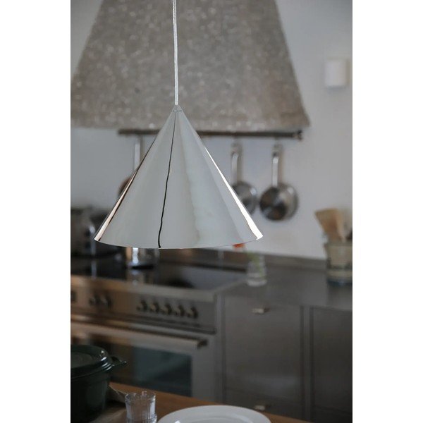 Ezüstszínű fém függőlámpa fém búrával ø 37,5 cm Tip – Markslöjd-image-1