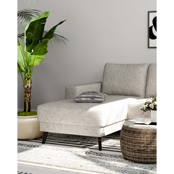 Krémszínű sarokkanapé (bal oldali) Fynn – Ghado-image-1