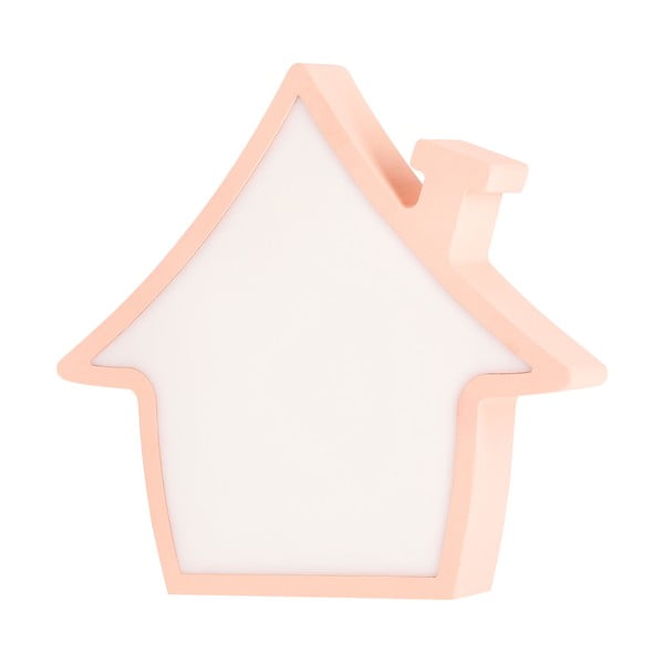 Rózsaszín gyerek éjjelilámpa House – Candellux Lighting-image-4