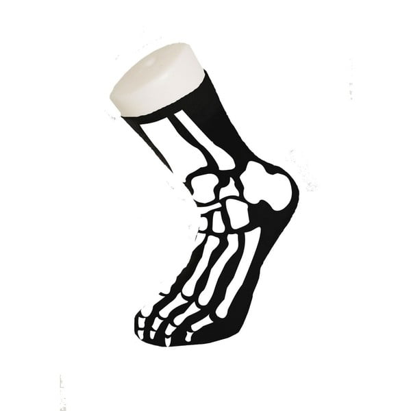 Skeleton csont mintájú zokni, méret: 37 - 45 - Gift Republic