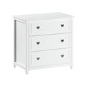 Fehér gyerek komód 90x89x57 cm Amori – Vipack