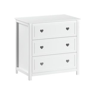 Fehér gyerek komód 90x89x57 cm Amori – Vipack