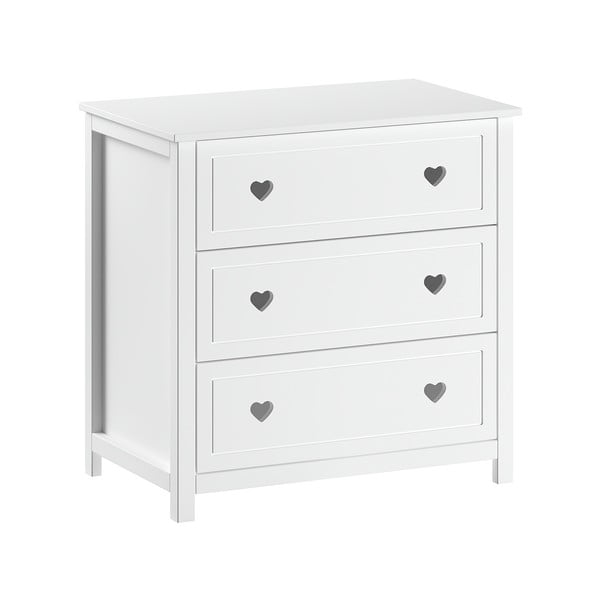 Fehér gyerek komód 90x89x57 cm Amori – Vipack