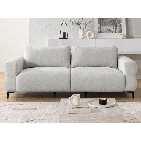 Világosszürke kanapé 217 cm Helio – Ropez-image-2