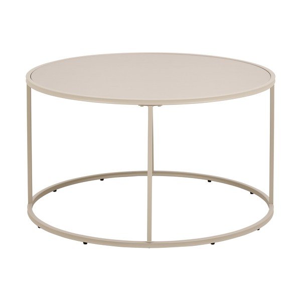 Szürke acél kerek dohányzóasztal ø 80 cm Seaford – Actona-image-2