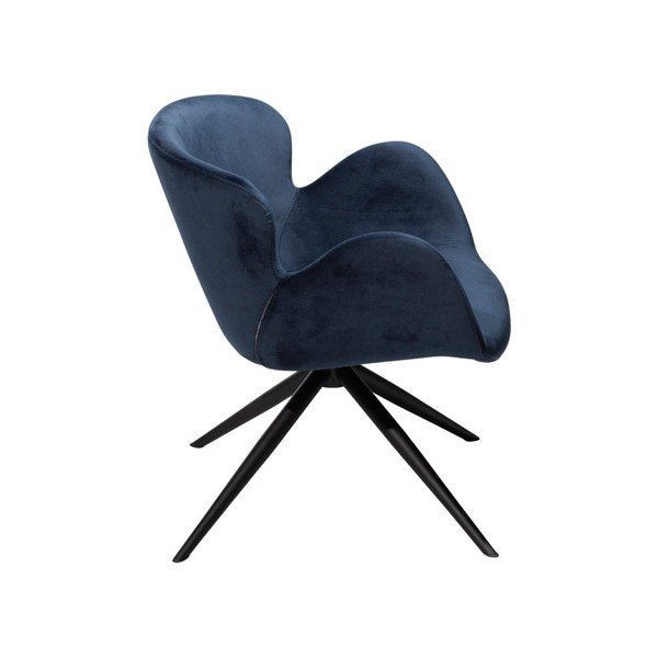 Gaia Lounge Velvet sötétkék fotel - DAN–FORM Denmark-image-2