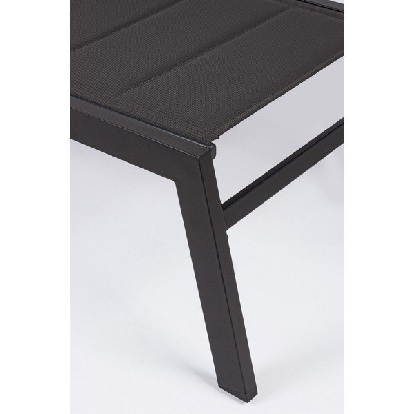 Antracitszürke fém kerti napozóágy Hilde   – Bizzotto-image-4