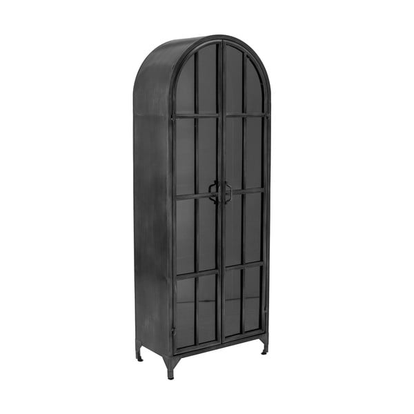 Fekete fém tálalószekrény 56,5x152,5 cm Papole – Bloomingville-image-2