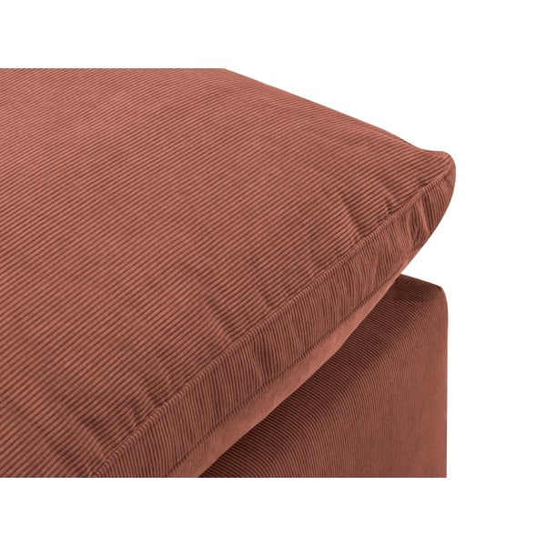 Galaxy rózsaszín kétoldalas sarokrész moduláris kordbársony kanapéhoz - Windsor & Co Sofas-image-4