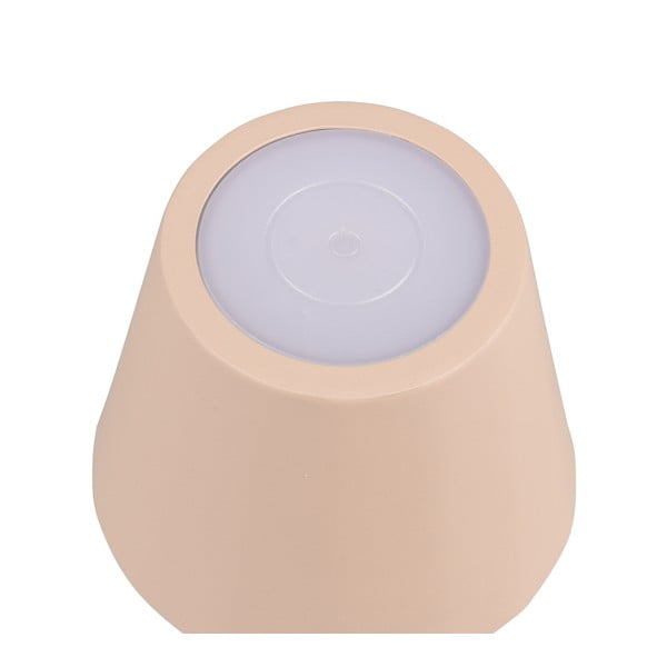 Krémszínű LED asztali lámpa fém búrával (magasság 21 cm) Diaz – Trio-image-3