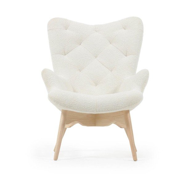 Fehér fotel Kody - Kave Home-image-2