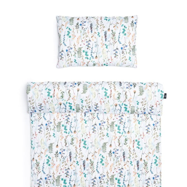 Pamut gyerek ágyneműhuzat kiságyba 135x100 cm Spring Meadow - ESECO-image-1