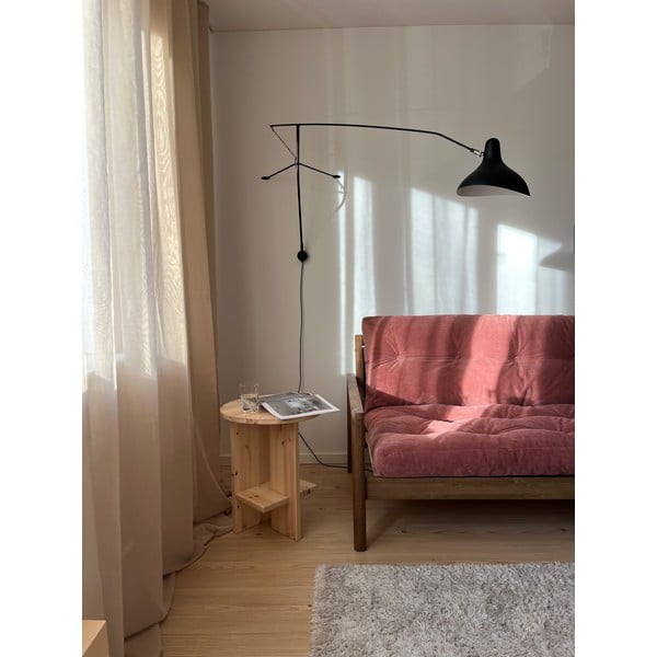 Natúr színű kerek dohányzóasztal Rondure – Karup Design-image-2