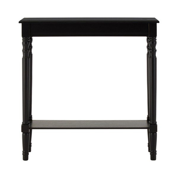 Fekete borovi fenyő konzolasztal 30x80 cm Heritage – Premier Housewares-image-4