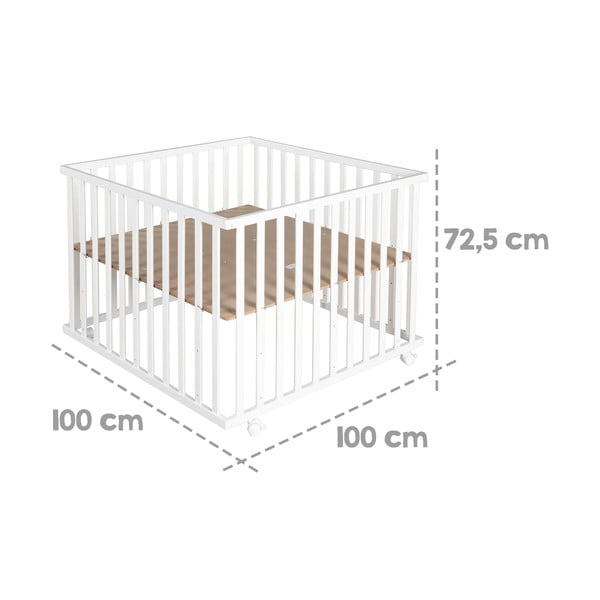 Fehér járóka 100x100 cm Little stars – Roba-image-4